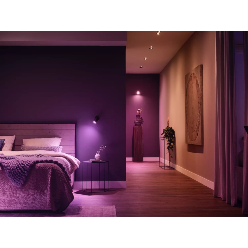 Osnovni set Philips Hue WHITE AND COLOR AMBIANCE 3xGU10/4,2W/230V 2000-6500K + uređaj za povezivanje