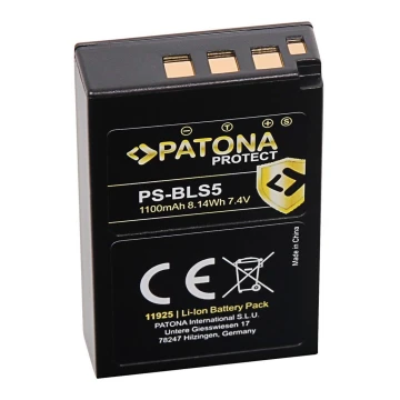 PATONA - Aku Olympus BLS5 1100mAh Li-Ion Protect