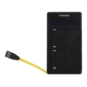 PATONA - Punjač Dual Sony NP-F970/F960/F950 USB