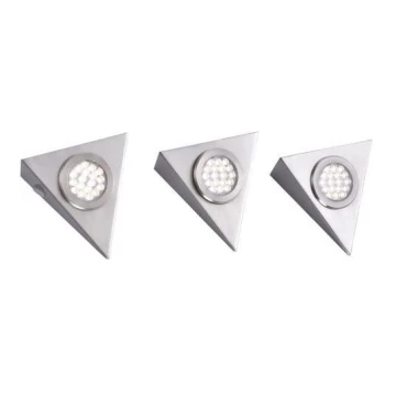 Paul Neuhaus 1119-55-3 - SET 3x LED Rasvjeta za namještaj sa senzorom HELENA LED/2,5W/230V