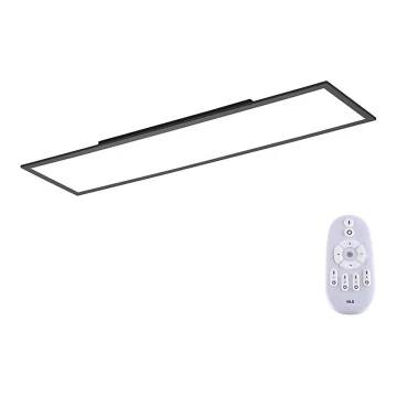 Paul Neuhaus 16533-16-O - LED Prigušivi ugradbeni panel FLAT LED/24W/230V 2700-5000K crna + daljinski upravljač