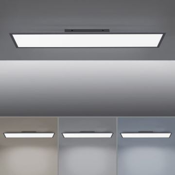 Paul Neuhaus 16533-16-O - LED Prigušivi ugradbeni panel FLAT LED/24W/230V 2700-5000K crna + daljinski upravljač