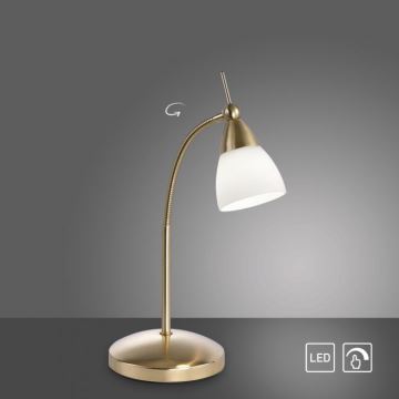 Paul Neuhaus 4001-60 - LED Prigušiva stolna lampa na dodir PINO 1xG9/3W/230V zlatna