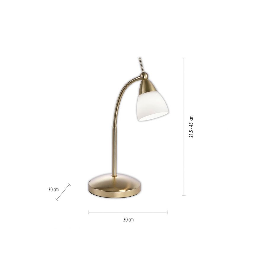 Paul Neuhaus 4001-60 - LED Prigušiva stolna lampa na dodir PINO 1xG9/3W/230V zlatna