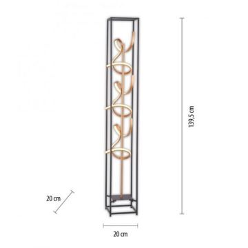 Paul Neuhaus 415-18 - LED Prigušiva podna lampa SELINA 3xLED/10,2W/230V