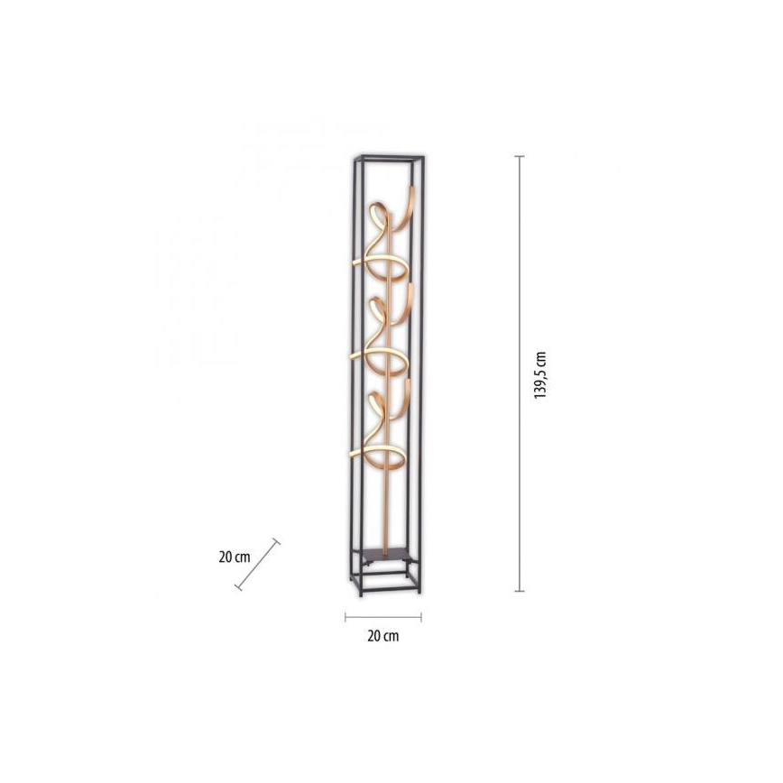 Paul Neuhaus 415-18 - LED Prigušiva podna lampa SELINA 3xLED/10,2W/230V