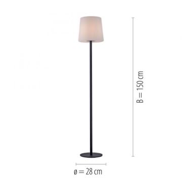 Paul Neuhaus 9501-13 - Vanjska podna lampa FALTER 1xE27/25W/230V IP65