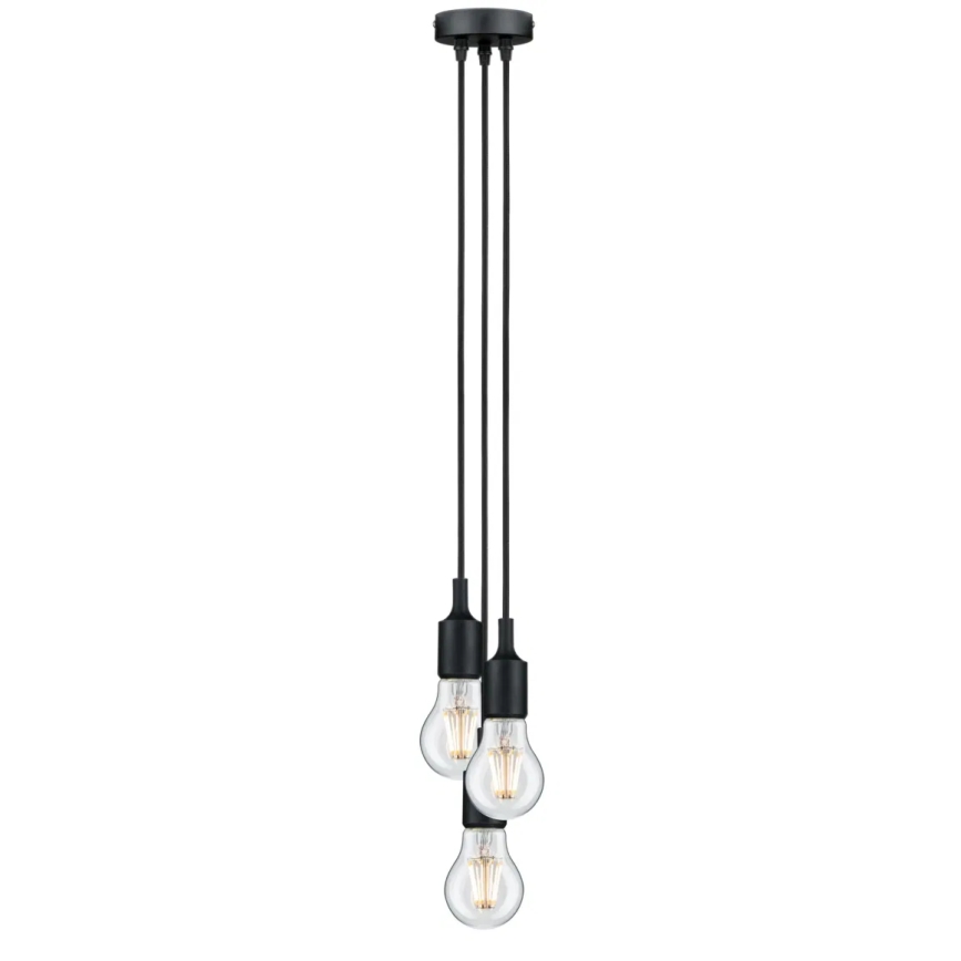 Paulmann 50382 - 3xE27/60W Kabel za napajanje KETIL 230V