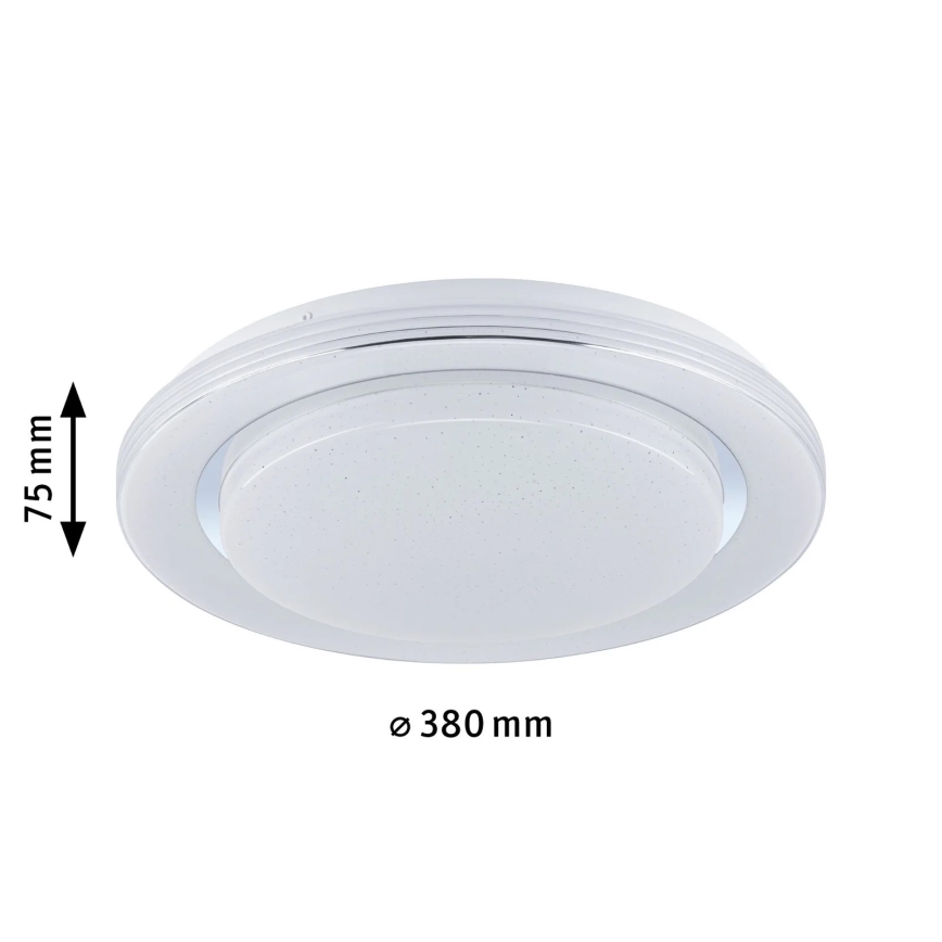 Paulmann 70546 - LED RGBW/22W Prigušiva stropna svjetiljka RAINBOW 230V 3000-6500K + daljinski upravljač