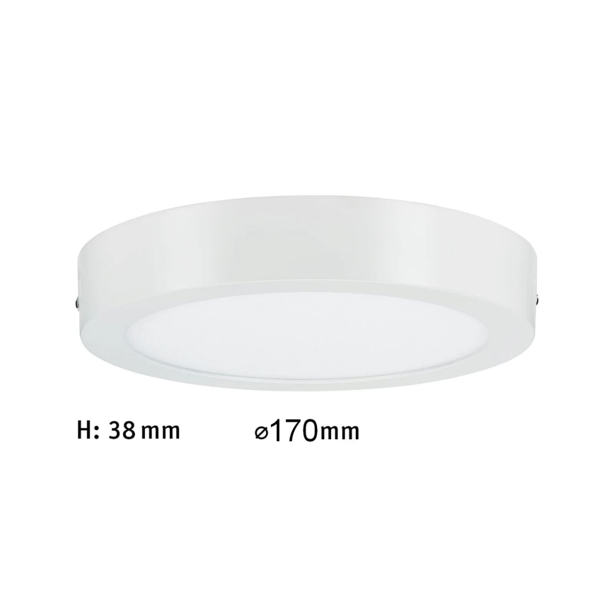 Paulmann 70641 - LED/11W Stropna svjetiljka LUNAR 230V pr. 17 cm bijela
