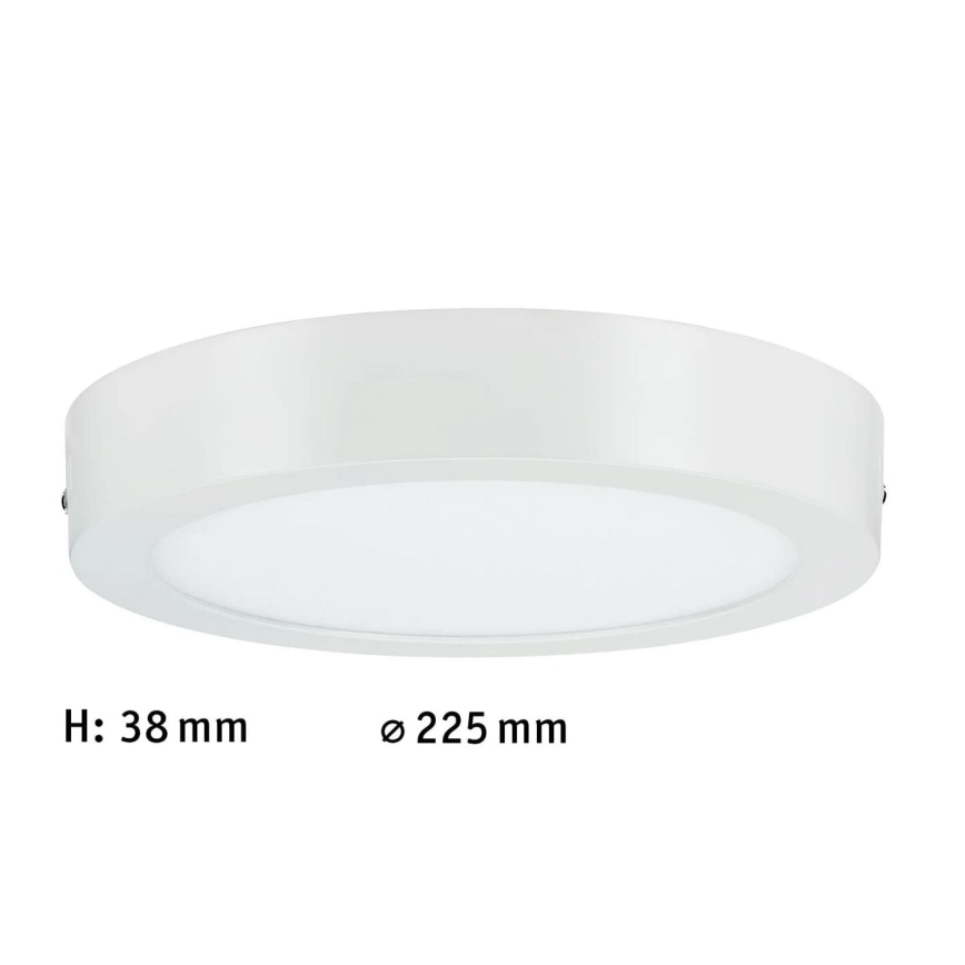 Paulmann 70642 - LED/12,5W Stropna svjetiljka LUNAR 230V pr. 22,5 cm bijela