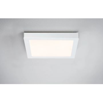 Paulmann 70645 - LED/12,5W Stropna svjetiljka LUNAR 230V 22,5x22,5 cm bijela