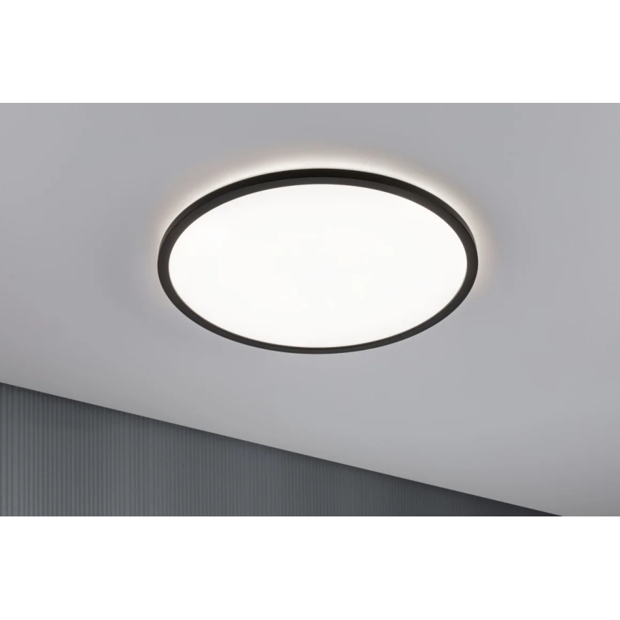 Paulmann 71013 - LED/22W Prigušivi panel ATRIA 230V 4000K pr. 42 cm crna