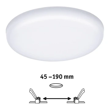 Paulmann 92392 - LED/17,5W IP44 Ugradbena svjetiljka za kupaonicu VARIFIT 230V