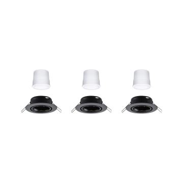 Paulmann 92468 - SET 3xLED RGBW/4,9W Prigušiva ugradbena svjetiljka SMART 230V 3000-6500K