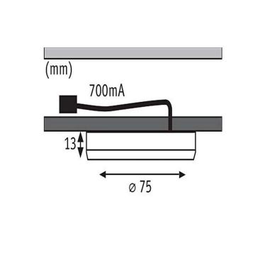 Paulmann 93564 - SET 3x LED/4,5W Rasvjeta za namještaj FURNITURE 230V