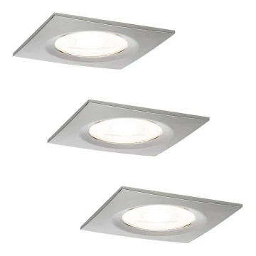 Paulmann 93615 - SADA 3x LED/7W IP44 Prigušiva ugradbena svjetiljka za kupaonicu