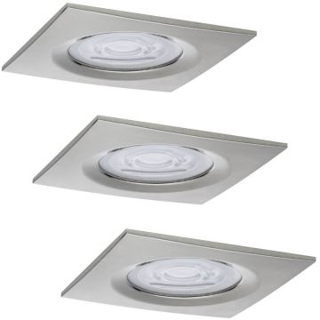 Paulmann 93615 - SADA 3x LED/7W IP44 Prigušiva ugradbena svjetiljka za kupaonicu