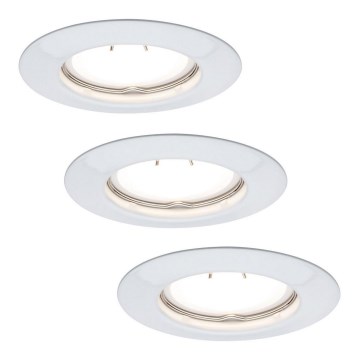 Paulmann 93655 - SET 3xLED-GU10/4,5W Ugradbena svjetiljka 230V