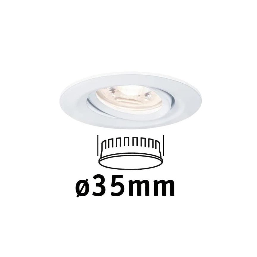 Paulmann 94292 - LED/4W IP23 Ugradbena svjetiljka za kupaonicu COIN 230V