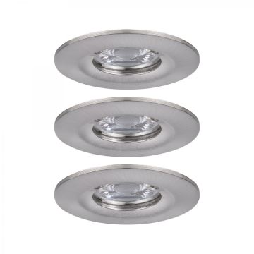 Paulmann 94301 - SET 3x LED/4W IP44 Ugradbena svjetiljka za kupaonicu NOVA 230V