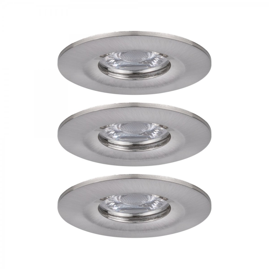 Paulmann 94301 - SET 3x LED/4W IP44 Ugradbena svjetiljka za kupaonicu NOVA 230V