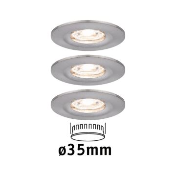 Paulmann 94301 - SET 3x LED/4W IP44 Ugradbena svjetiljka za kupaonicu NOVA 230V