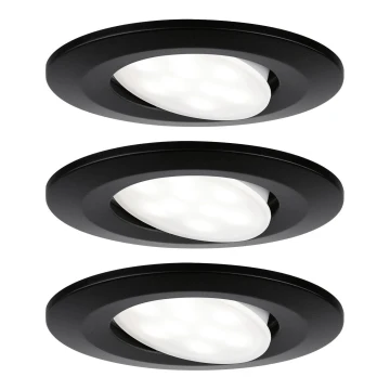 Paulmann 99991 - SET 3xLED/6W IP65 Ugradbena svjetiljka za kupaonicu CALLA 230V