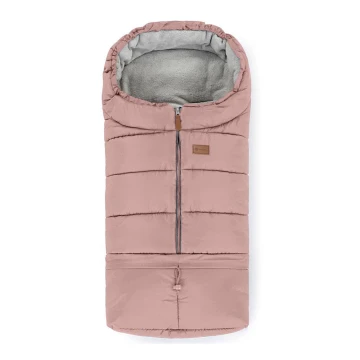 PETITE&MARS - Zimska vreća za kolica 3u1 JIBOT ružičasta