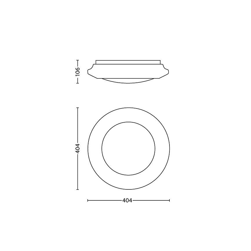 Philips - Stropna svjetiljka 1xLED/22W/230V