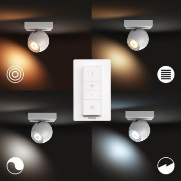 Philips - LED Prigušiva reflektorska svjetiljka Hue BUCKRAM 1xGU10/5W/230V