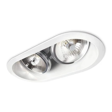 Philips 57976/31/16 - Prigušiva ugradbena svjetiljka za kupaonicu SMARTSPOT 2xG53/30W/230V IP23