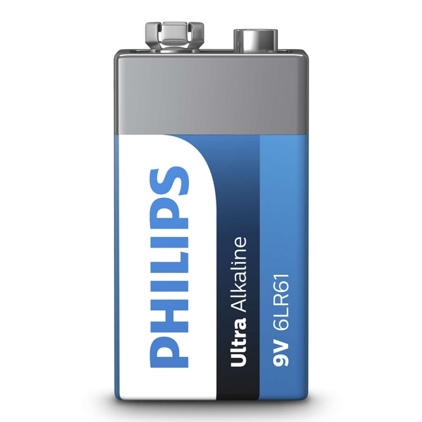 Philips 6LR61E1B/10 - Alkalna baterija 6LR61 ULTRA ALKALINE 9V 600mAh