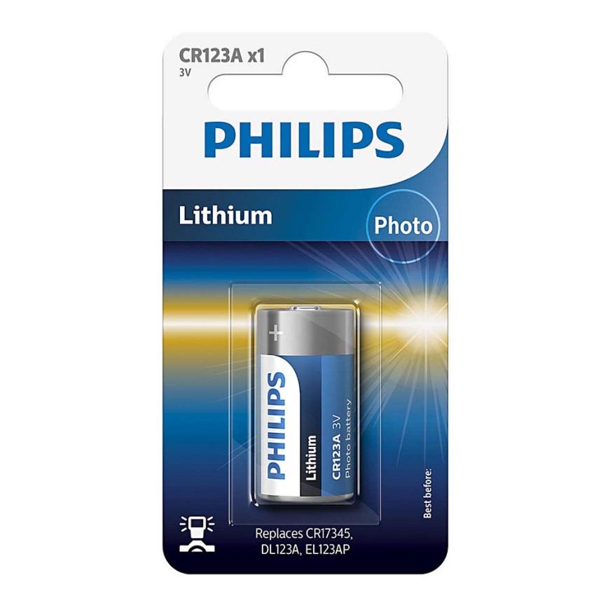 Philips CR123A/01B - Litijska baterija CR123A MINICELLS 3V 1600mAh