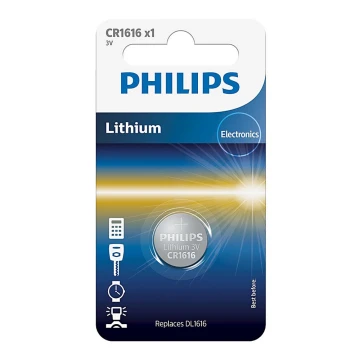 Philips CR1616/00B - Litijska gumbasta baterija CR1616 MINICELLS 3V 52mAh