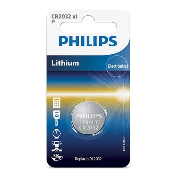 Philips CR2032/01B - Litijska gumbasta baterija CR2032 MINICELLS 3V 240mAh