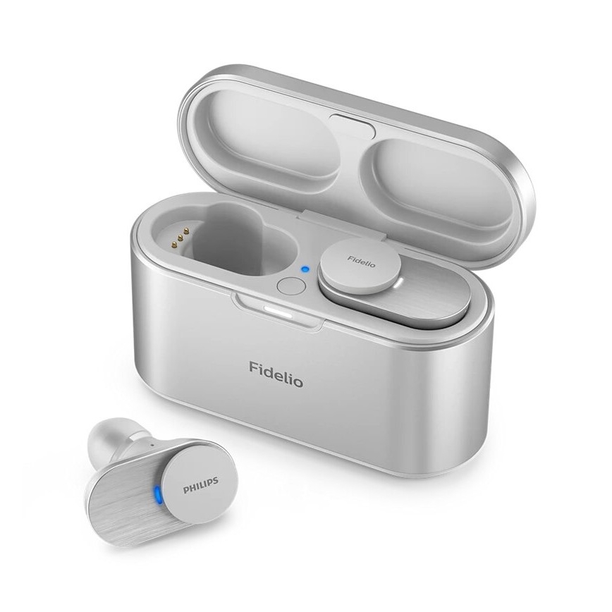 Philips Fidelio T1WT/00 - Bežične slušalice IPX4 srebrna