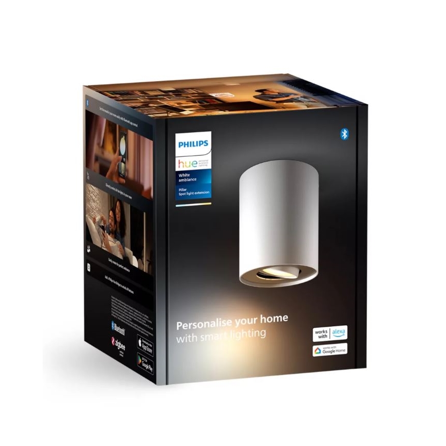 Philips - LED Prigušiva reflektorska svjetiljka Hue PILLAR 1xGU10/4,2W/230V 2200-6500K bijela