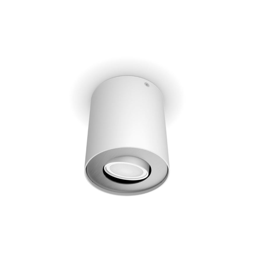 Philips - LED Prigušiva reflektorska svjetiljka Hue PILLAR 1xGU10/4,2W/230V 2200-6500K + daljinski upravljač bijela