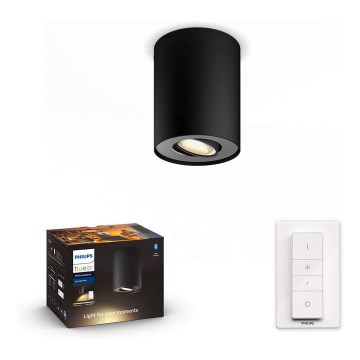 Philips - LED Prigušiva reflektorska svjetiljka Hue PILLAR 1xGU10/5W/230V + daljinski upravljač