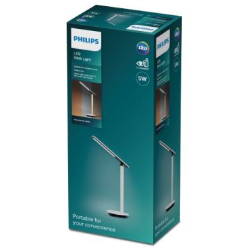 Philips - LED Prigušiva stolna lampa na dodir ROCK LED/5W/5V 1800mAh