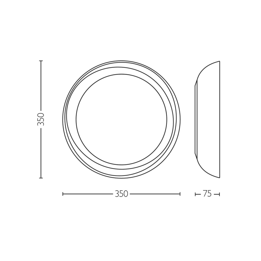 Philips - LED Prigušiva stropna svjetiljka FLETA LED/10W/230V 2700K bijela