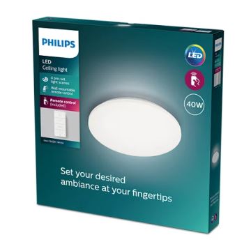 Philips - LED Prigušiva stropna svjetiljka LED/40W/230V 2700-6500K + daljinski upravljač