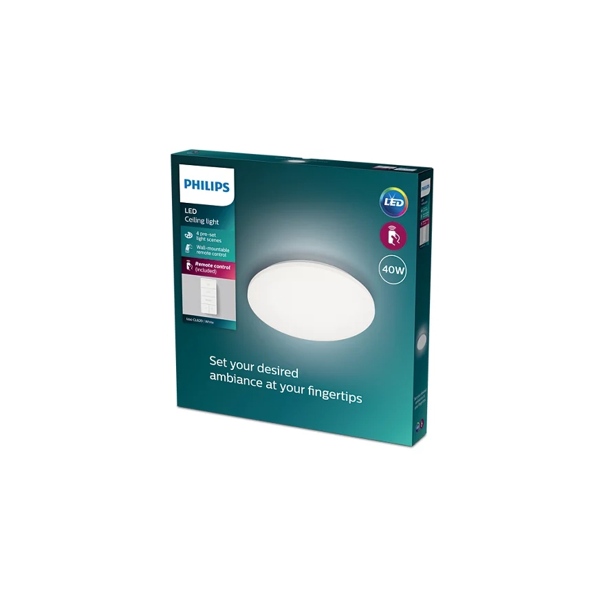Philips - LED Prigušiva stropna svjetiljka LED/40W/230V 2700-6500K + daljinski upravljač