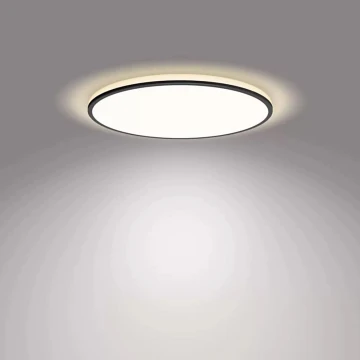 Philips - LED Prigušiva stropna svjetiljka SCENE SWITCH LED/22W/230V pr. 40 cm 4000K crna