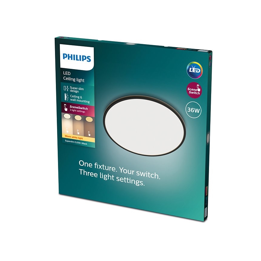 Philips - LED Prigušiva stropna svjetiljka SCENE SWITCH LED/36W/230V