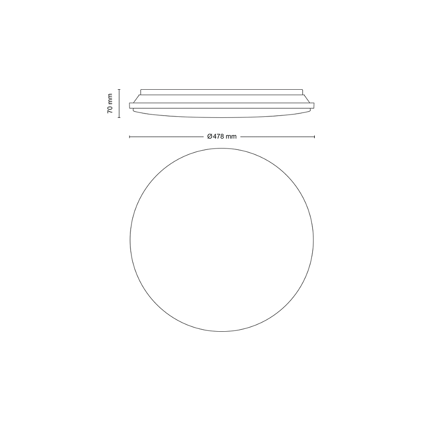 Philips - LED Prigušiva stropna svjetiljka LED/40W/230V 2700-6500K + daljinski upravljač