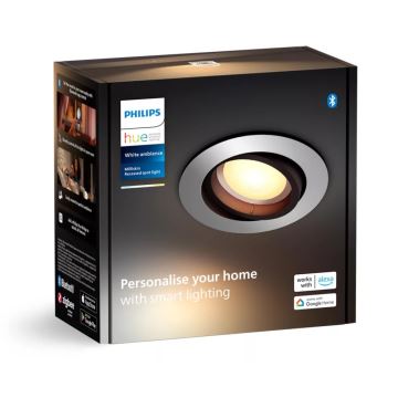 Philips - LED Prigušiva ugradbena svjetiljka Hue MILLISKIN 1xGU10/4,2W/230V 2200-6500K