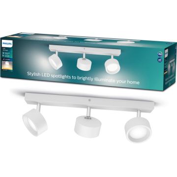 Philips - LED Reflektorska svjetiljka 3xLED/5,5W/230V bijela