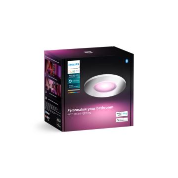 Philips - LED RGBW Prigušiva ugradbena svjetiljka za kupaonicu Hue XAMENTO 1xGU10/4,2W/230V 2000-6500K IP44